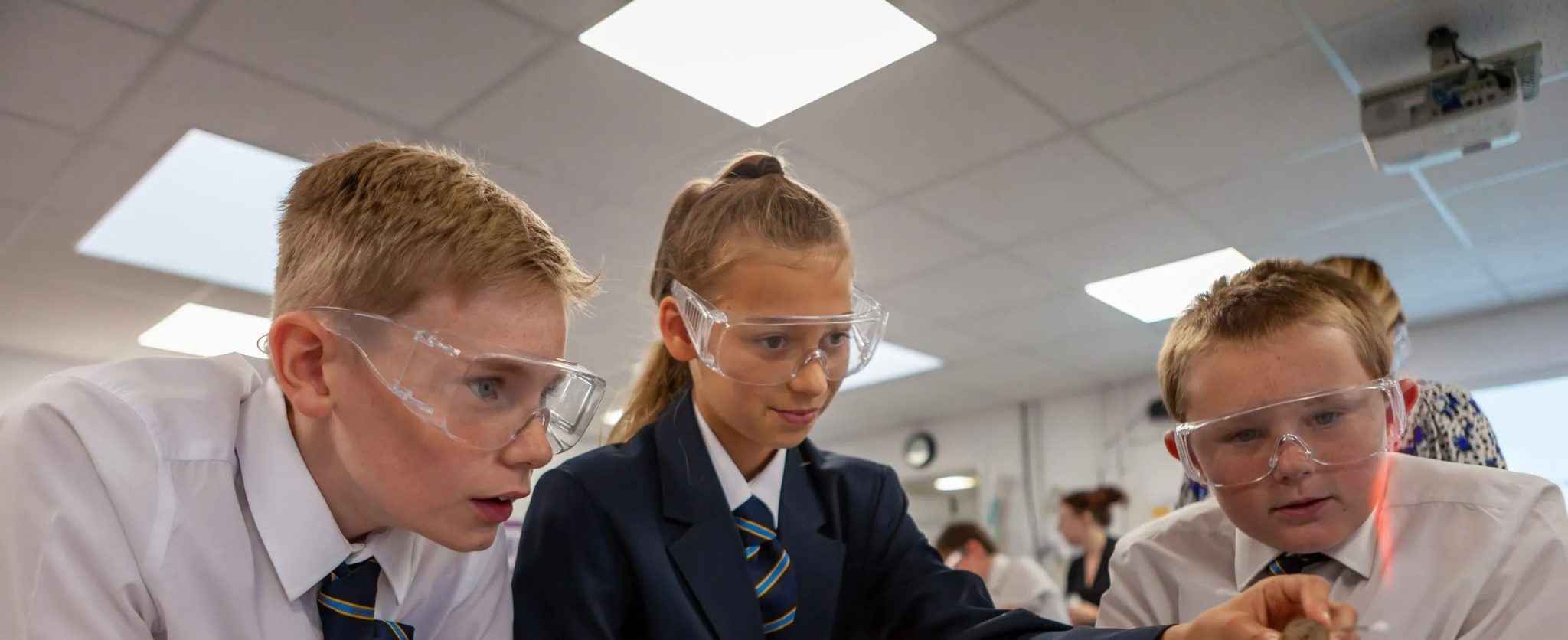 Children doing science